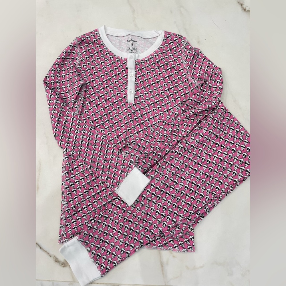 Roller Rabbit Kids Pajama Set- size 12 kids